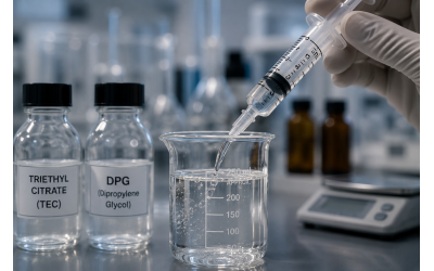 Triethyl Citrate (TEC) ve DPG: Parfümde Çözücü ve Sabitleyici Kullanımı